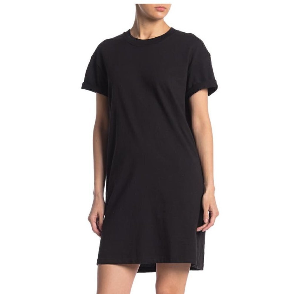 Madewell Women's Tee Dress‎ in Cotton - Black